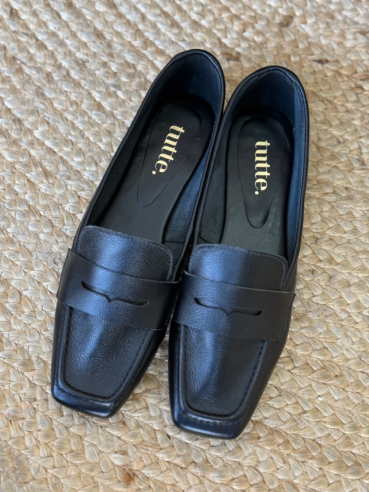 Sapatilha Helena Couro - Preto
