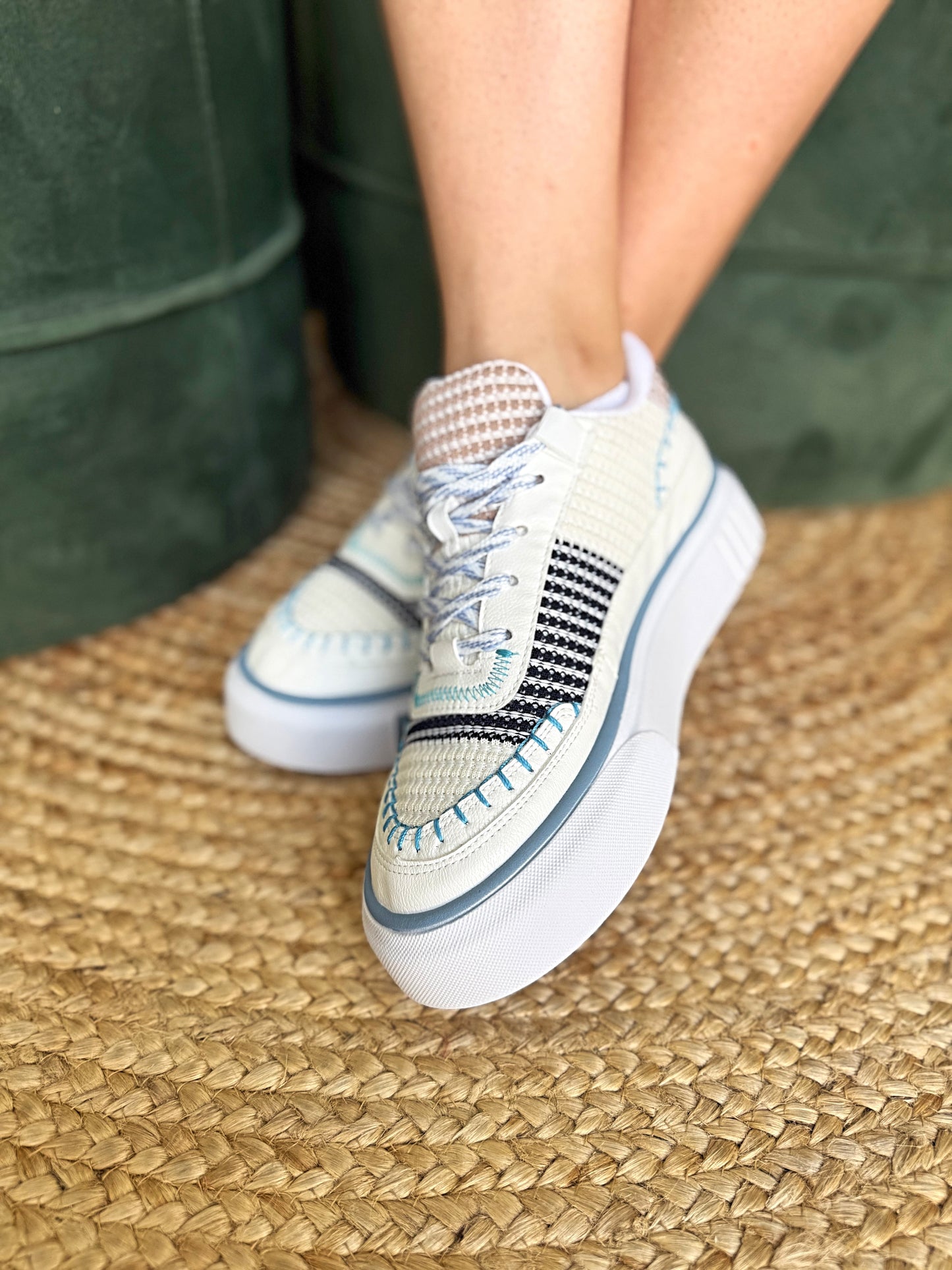 Tênis Lolita - Branco e Azul