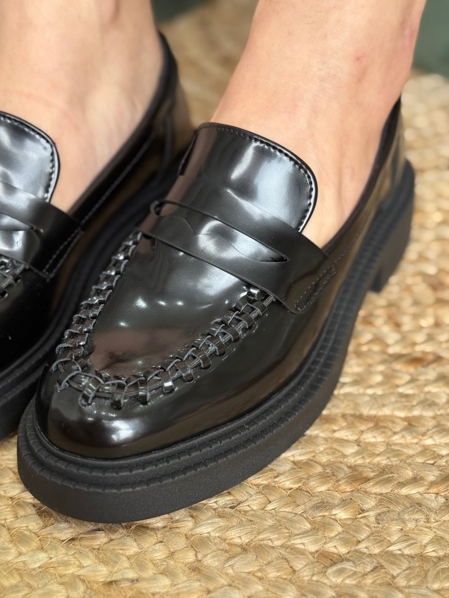 Mocassim Geórgia - Preto