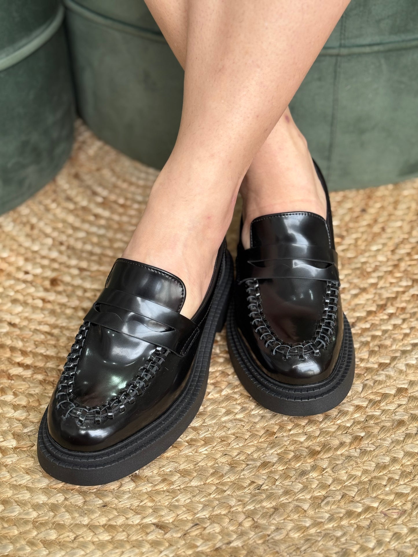 Mocassim Geórgia - Preto