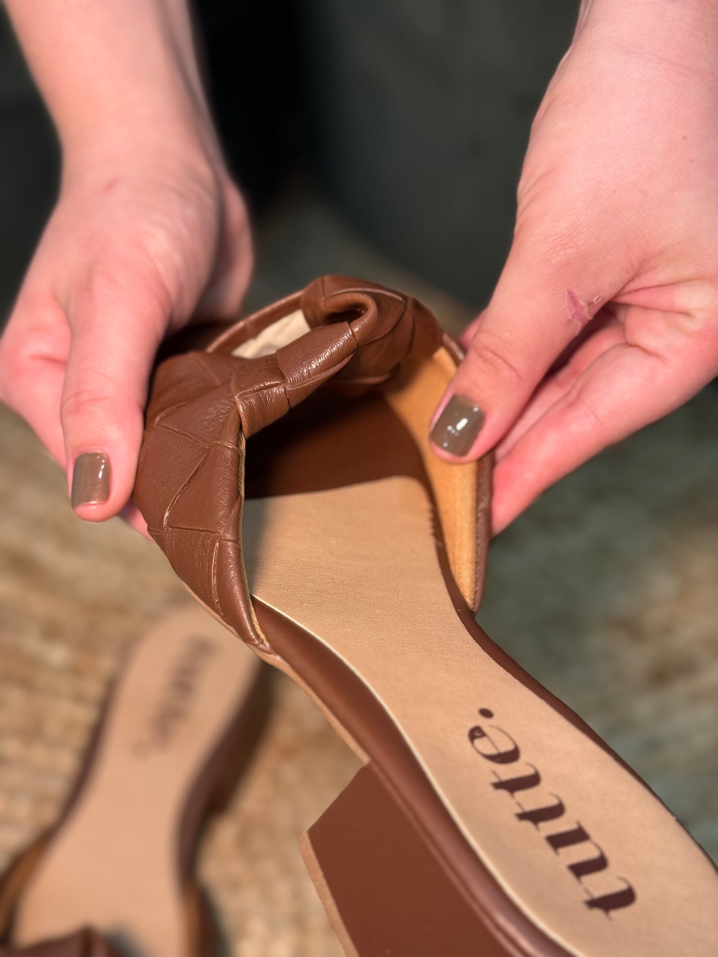 Mule Lígia - Marrom Terra