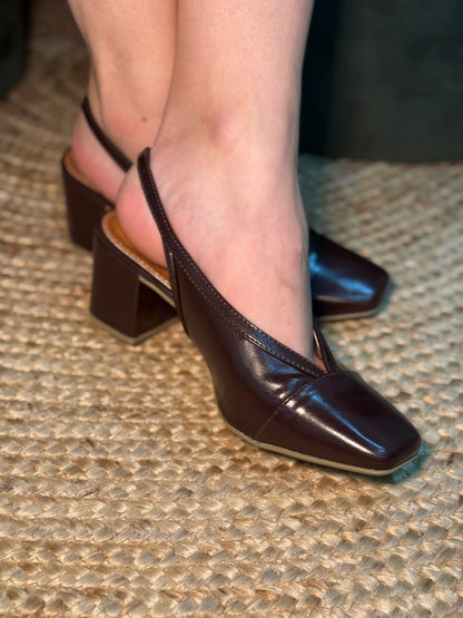 Scarpin Celina - Marrom Café