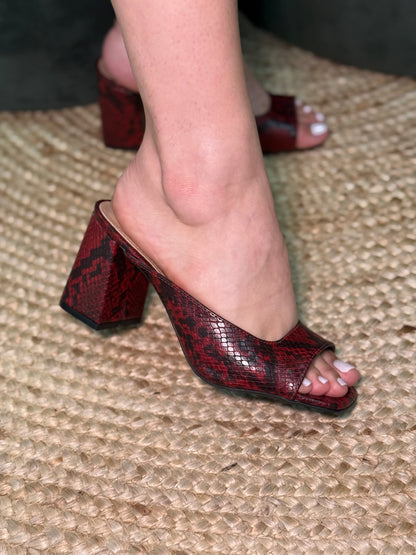 Mule Roberta - Snack Scarlet