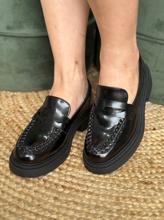 Mocassim Geórgia - Preto