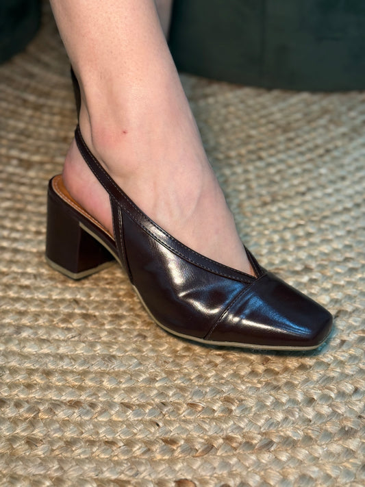 Scarpin Celina - Marrom Café