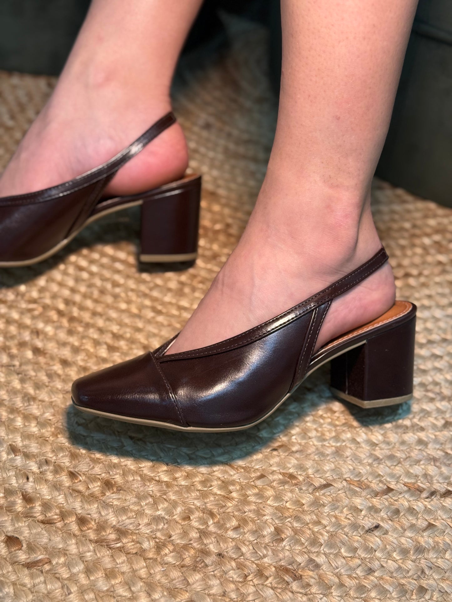 Scarpin Celina - Marrom Café