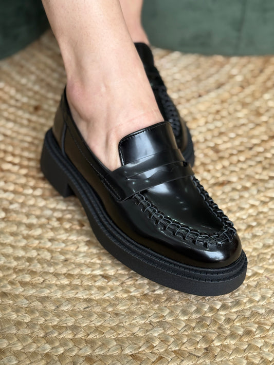 Mocassim Geórgia - Preto