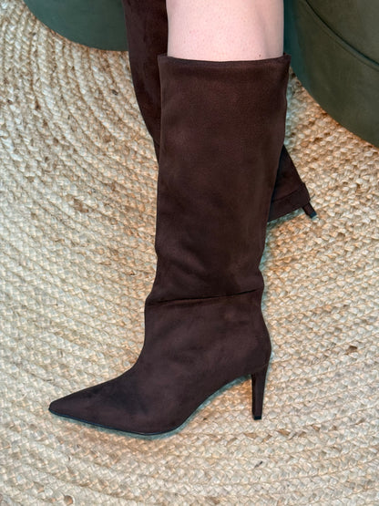 Bota Alissa 2 em 1 - Chocolate