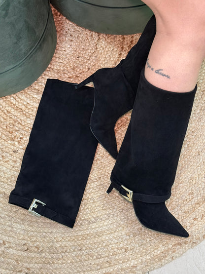 Bota Alissa 2 em 1 - Preta