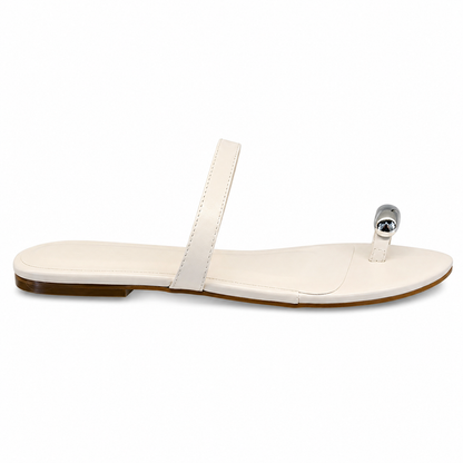 Rasteira Carol - Off White
