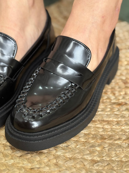 Mocassim Geórgia - Preto