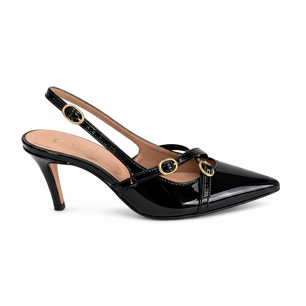 Scarpin Charlotte - Preto