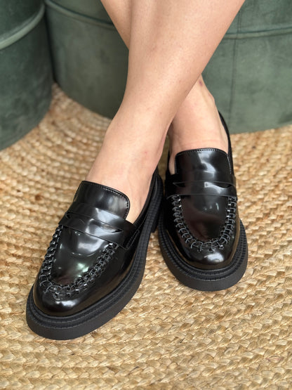 Mocassim Geórgia - Preto