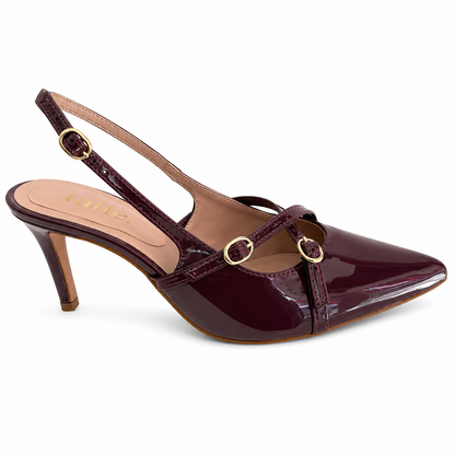 Scarpin Charlotte - Vinho