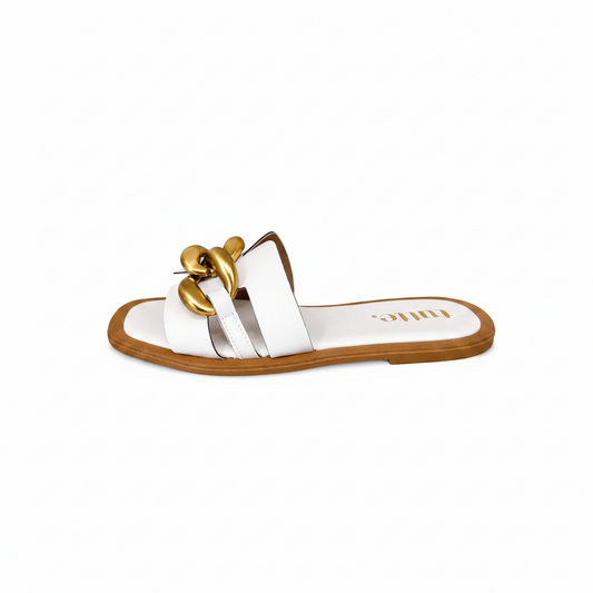 Rasteira Emília - Off White