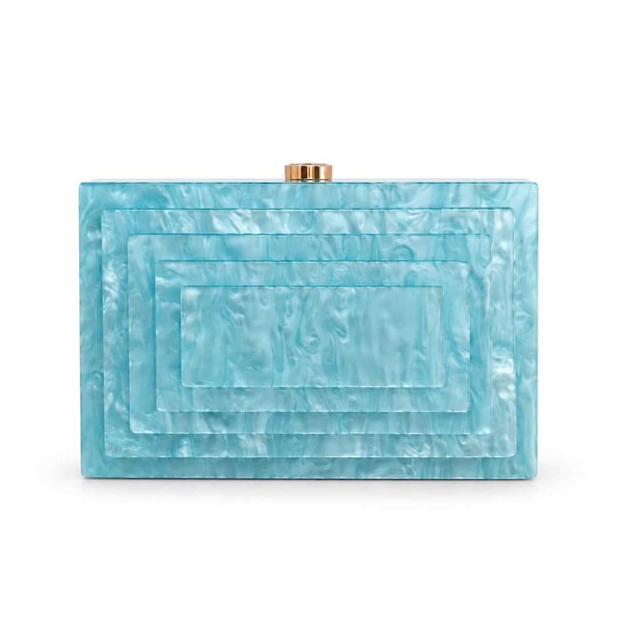 Clutch Marmorizado Azul - Íris