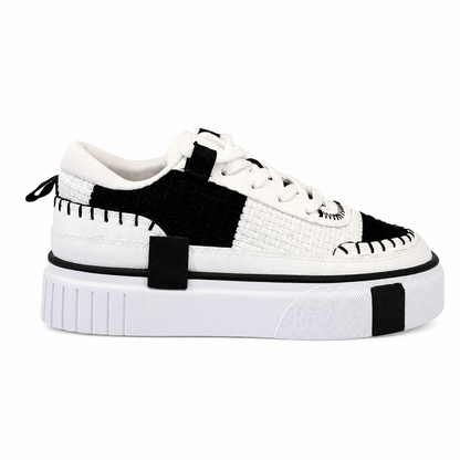 Tênis Lolita - Branco e Preto
